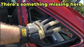 Broken to a million pieces, how to replace a sail panel window on a 2nd gen Prius.