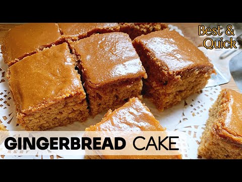 Easy Gingerbread Cake 🎄| Gingerbread Cake Recipe|  How To Make Gingerbread CAKE!