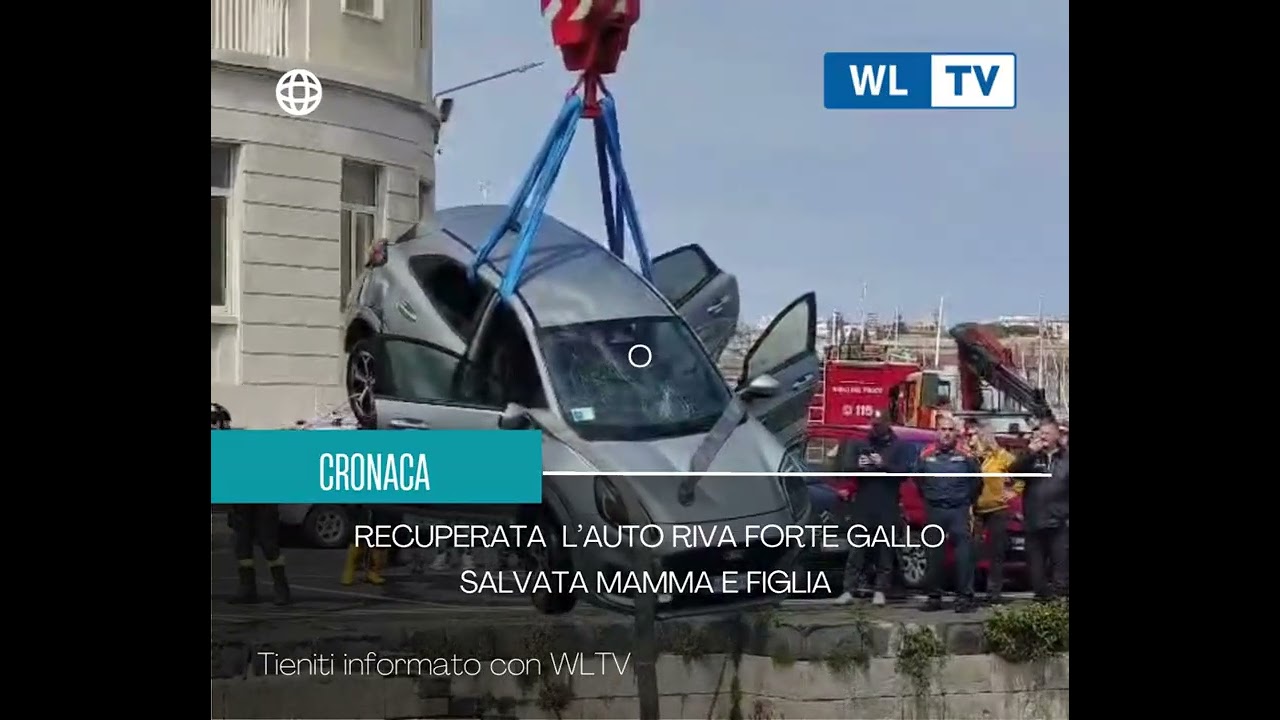 Recuperata  L’auto Riva Forte Gallo - Salvata Mamma e figlia