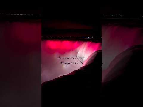 Dream as big as Niagara falls - The Ambitious Dream of Niagara 💤#dream #dreambig #niagarafalls