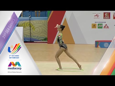 Katelin Heng's Women's Individual All-Around Final (Hoop) routine | Gymnastics | SEA Games 2021