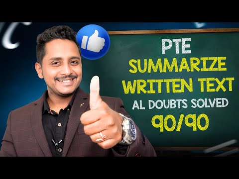 PTE Summarize Written Text Secrets | Score 90 with This Method!
