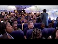 Kanye West Performs Jesus Walks With James Corden On Airplane