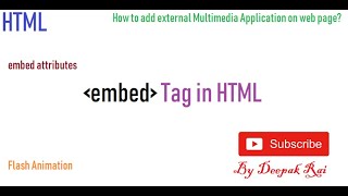 Embed Tag in HTML