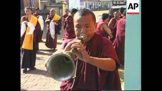NEPAL: 4 YR OLD AMERICAN BOY INSTALLED AS HEAD OF TIBETAN MONASTERY