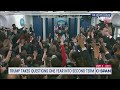 President Trump At White House Press Briefing