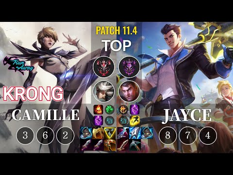 RNW KronG Camille vs Jayce Top - KR Patch 11.4