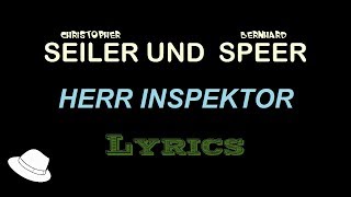 Herr Inspektor (Seiler &amp; Speer) - Lyrics (Chipmunks-Version)