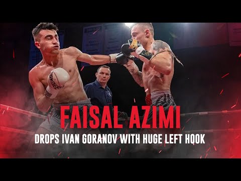Faisal Azimi drops Ivan Goranov with a huge left hook | Lion Fight 62