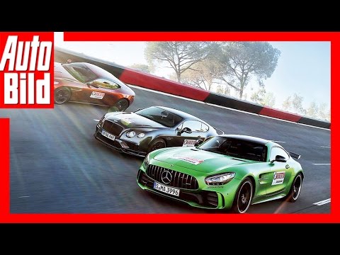 AMG GT R vs Continental und DB11 (2017) - Krasse Supersportler