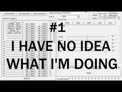 Learning 4klang | Part #1: I have no idea what I'm doing