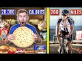 I Tried To Eat 20 000 Calories BIKE 200 Miles In One Day