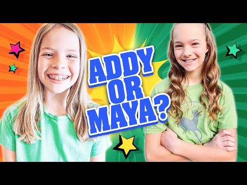 Are You an ADDY or a MAYA ??