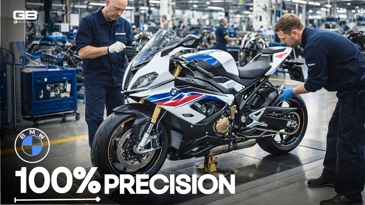 How BMW Motorbikes Are Made 🏍️ Assembly Process