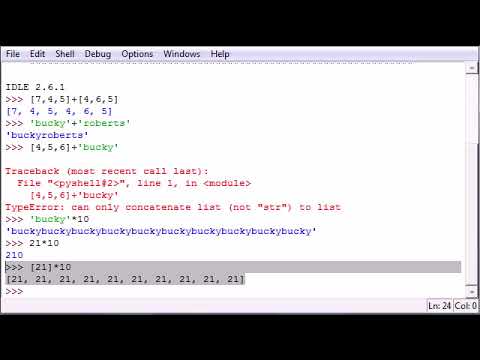 Python Programming Tutorial 11 Editing Sequences Youtube 2017