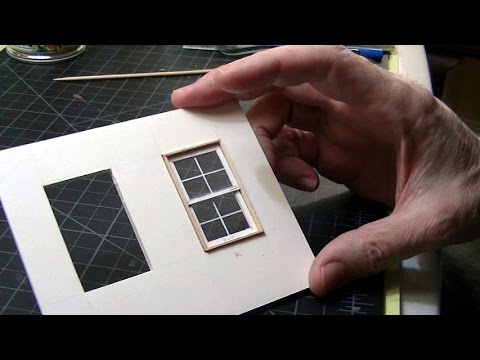 Basic Model Window Scratchbuilding