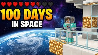 I Survived 100 Days on SPACE in Minecraft Hardcore! 🚀