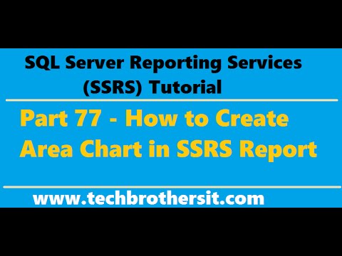 SSRS Tutorial 77 - How to Create Area Chart in SSRS Report