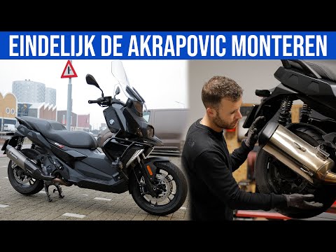 INSTALLING AKRAPOVIÇ UNDER MY BMW C400X