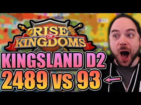 Kingsland Day 2 [1093 vs 2489] Rise of Kingdoms