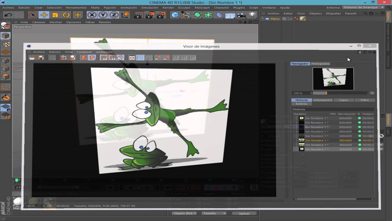 Textura con transparencia en Cinema 4D