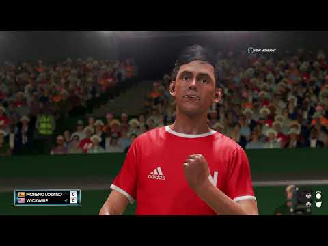 Victor Lozano Moreno vs Chester Wickwire in Virtual Husker Tennis!