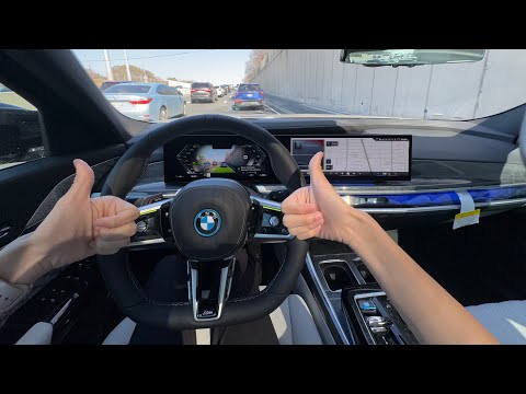 Thumbnail for Hands-Free Highway Driving and the Driving Assistance Professional Package on the 2024 7 Series by BMW, Car, Vehicle, Van, IDrive
