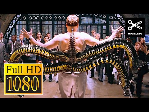 Otto Octavius Demonstrates His Mechanical Arms   The Fusion Accident Scene   Spider Man 2 2004  1080
