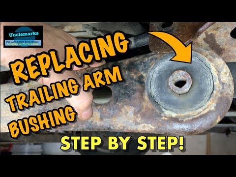 How replace trailing arm bushing on Grand Caravan, Town & Country, VW Routan 2008 to 2021