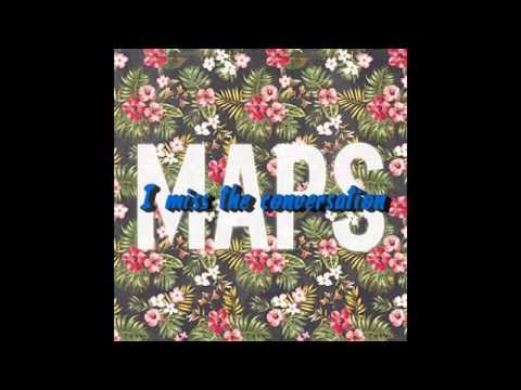 Maroon 5 - Maps (Instrumental/Karaoke) with lyrics
