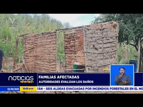 Viento y granizo causan estragos en el estado Cojedes