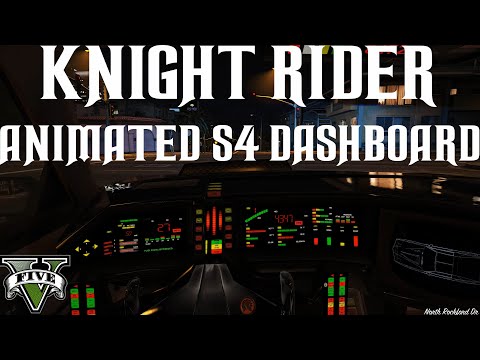 GTA 5 Knight Rider Mod - S4 Dashboard improvements