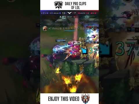 KT Bdd and his Amazing Azir Ultimate on 3 GEN Players. WHAT A PLAY ! #shorts