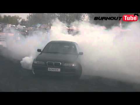 Palenie gumy BMW E46 328 "BONIEK" (1) - Majówka z BMW 2016 #33