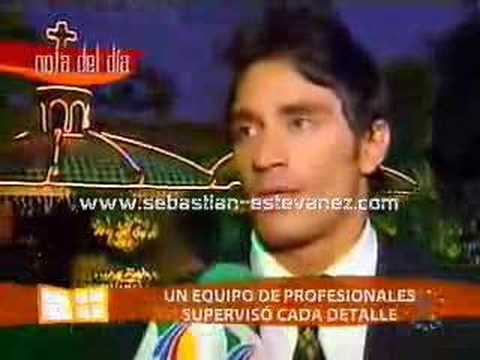 Sebastian Estevanez detras de camaras en amor en custodia