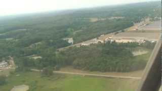 preview picture of video 'Take off from CAK Akron/Canton airport'