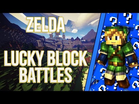 Minecraft: BLUE LUCKY BLOCK Legend of Zelda 4v4 BATTLE - "L8Games IS BACK!" (Modded Mini-Games)