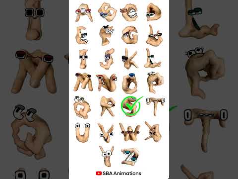 ALPHABET LORE A-Z real life HANDS #alphabetloresong #alphabet #alphabetlorememes #shorts