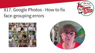 Fix Face-Grouping Errors in Google Photos Tutorial Video