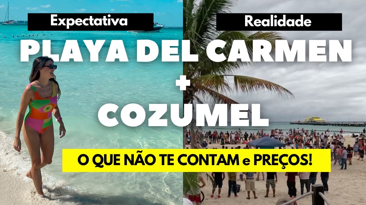 PLAYA DEL CARMEN 2024: o que fazer, parque XCARET + passeio COZUMEL, 5th Avenue e muitas DICAS