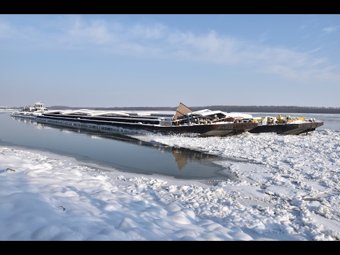 GIURGENI 70 - ice and snow on THE DANUBE RIVER