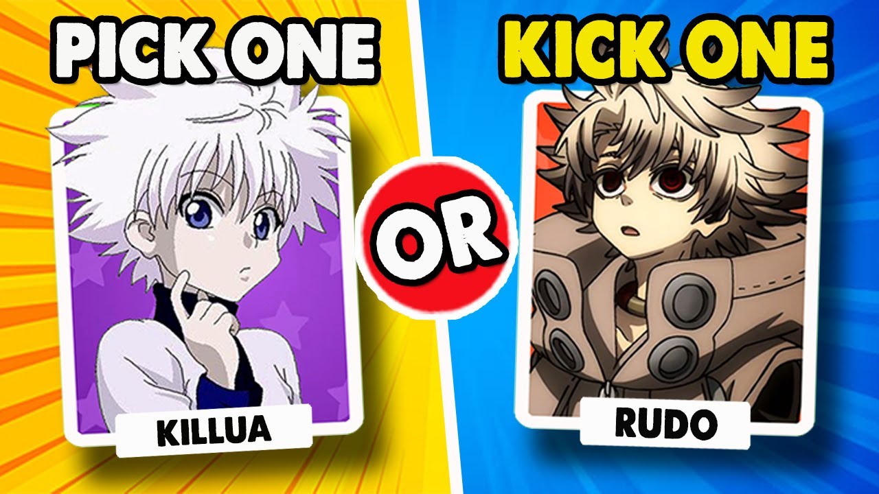 ✅PICK ONE, KICK ONE RANDOM ANIME CHARACTERS (fun quiz) | Anime Quiz @brainitquiz