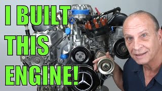 560SL – silnik M117 złożony! (finalizacja przed montażem w aucie)