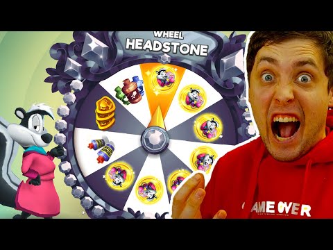 HUGE GENTLEMAN PEPE WHEEL OPENING in Looney Tunes World of Mayhem