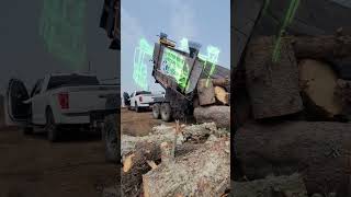 Dumping HUGE Logs with the Dump Trailer