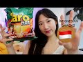 asmr Trying Indonesian Snacks for the First Time 🇮🇩 #trytreats