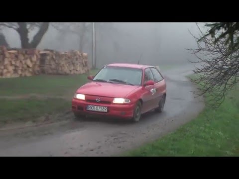 Dawid Mioduski / Paweł Kata - Opel Astra - KJS 4 Rajd Krośnieński 10-04-2016 Krosno