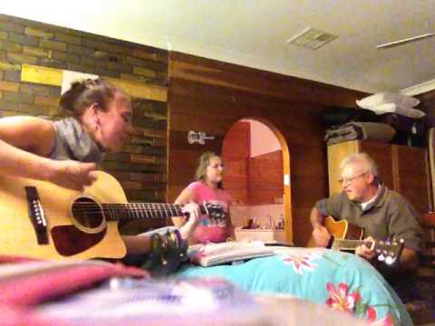 Miss Mikaila Jamming with her Gramps - 'Lipstick On Your Collar' (Cover)