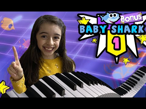 Canción BABY SHARK | CLASES DE PIANO DE NIÑOS PARA NIÑOS | MUY FACIL | A BIG HAPPY FAMILY