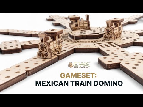 Миниатюра изображения товара Домино EWA Геймсет Мексиканский поезд